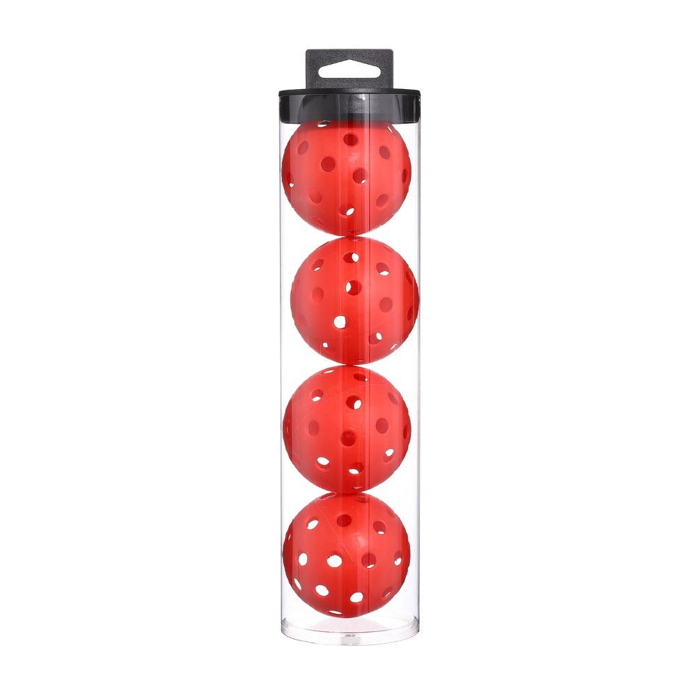 Training Übung 40 Löcher Pickleball Klar Zylindrisch Pickleball Trainingsball Turnier Spiel