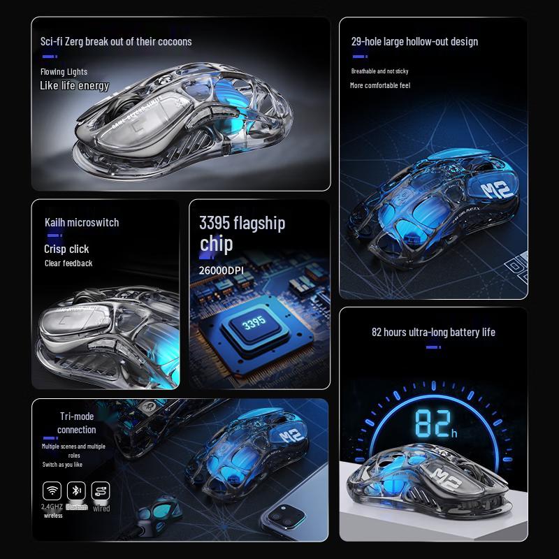 Gravity Planet M2 Cocoon Three-Mode Gaming Mouse