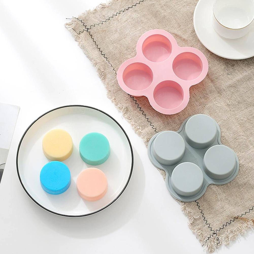 DIY Silicone Air Fryer Egg Pan Mold Shape Egg Non Stick Baking Pan 4 Cavity Muffin Pans For Baking Bun Pan Accessories F2D5