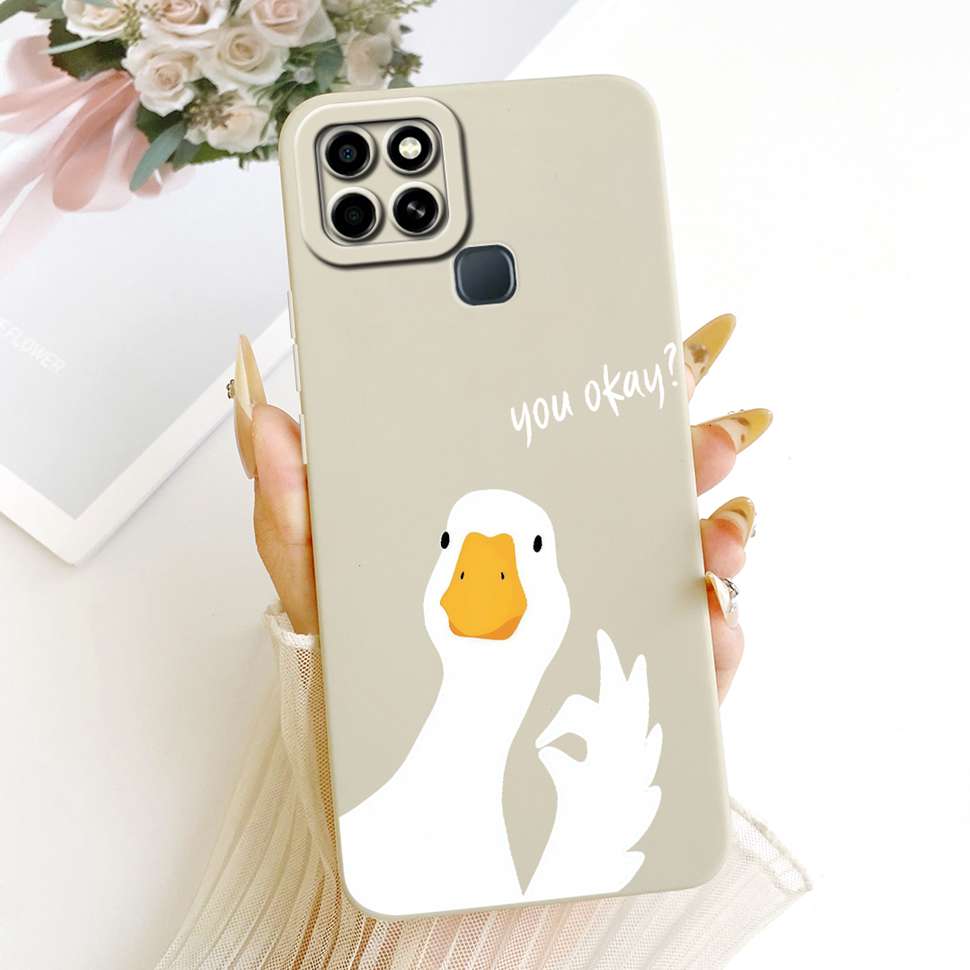For Infinix Smart 6 Case 6.6" Colorful Sunflower Cover Soft Phone Case For Infinix Smart 6 Smart6 X6511B X6511 Back Cover Bumper