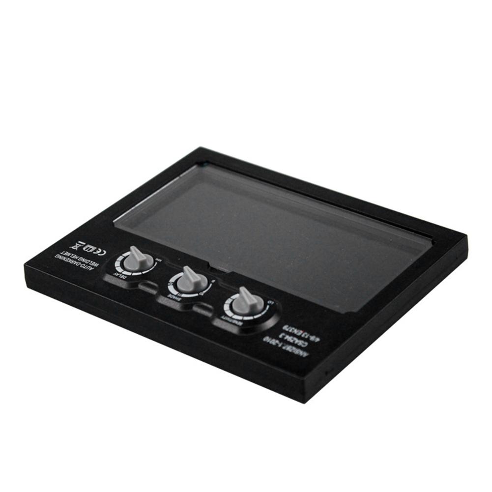 Solar Panel Soldering Mask Lens Auto Darkening Welding Helmet Goggles Lens Replaceable LCD Dimming Screen for Welder Supplies