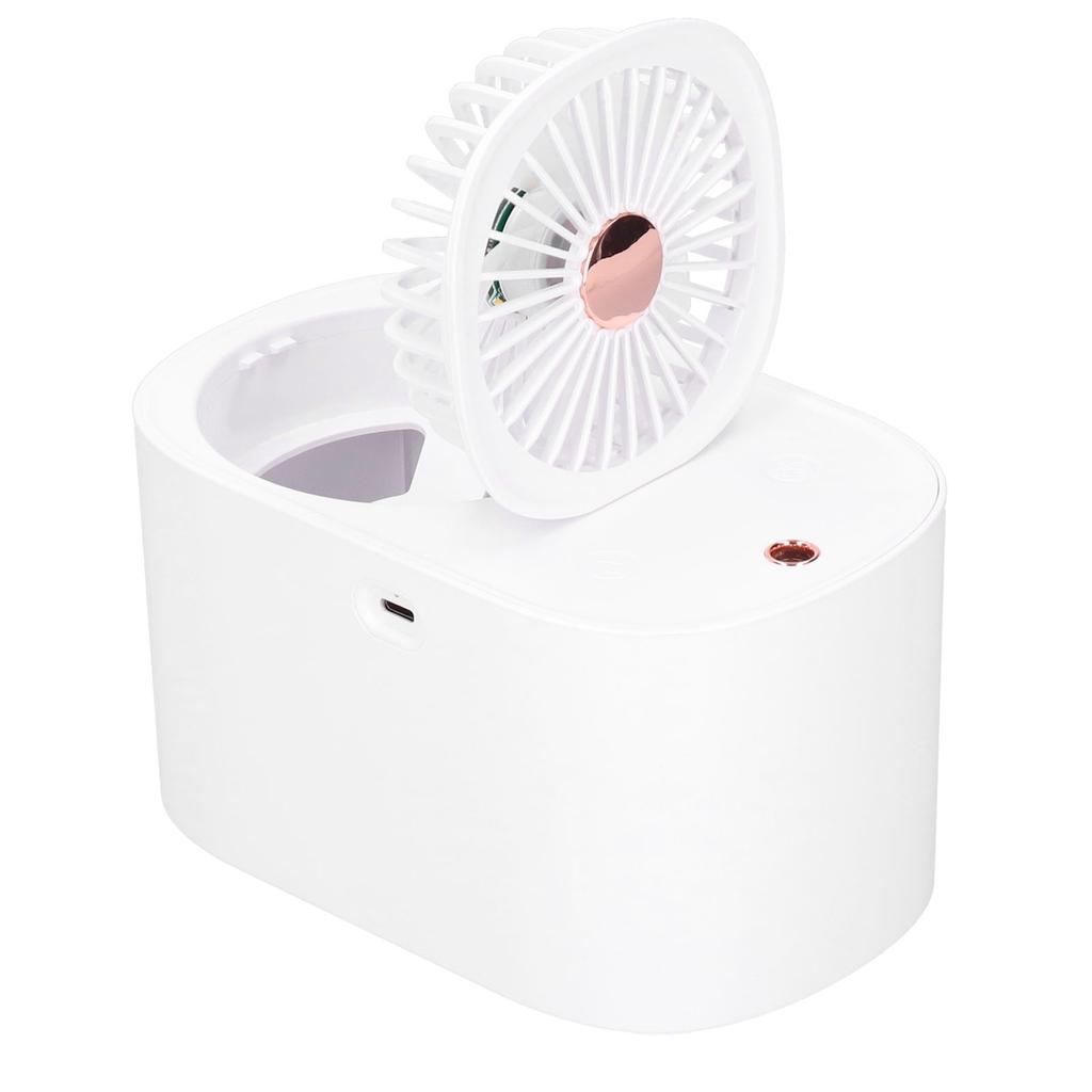 90 Degree Folding Electric Fan 2 in1 Portable Humidifying Electric Fan for Home Office