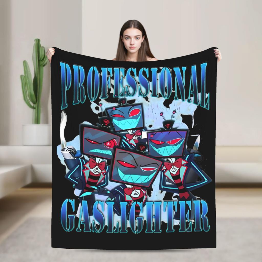 Vox Hazbined Plush Blankets  Creative Throw Blankets for  Sofa Bedding Lounge 150*125cm Bedspread