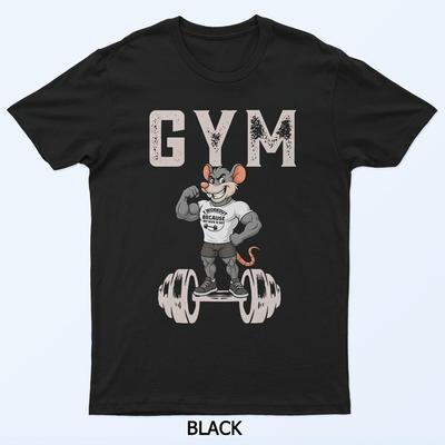 Fitnessstudio mit Ratte T-Shirt
