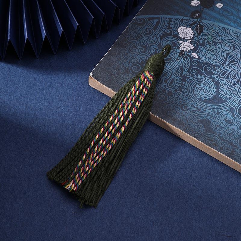

Tibetan Style Handmade Cotton Thread Tassel Ethnic Craft Clothing Accessories Pendant DIY Traditional Handmade Hanging Ornament