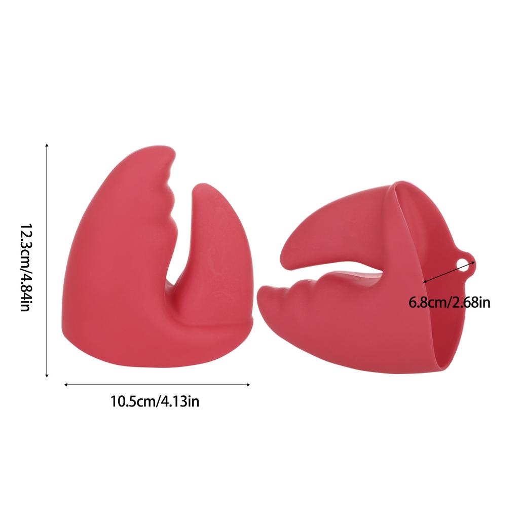 Silikonowe szczypce do homara Rękawice termoizolacyjne Antyoparzeniowe klipsy do rąk Kuchnia