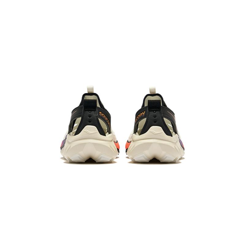 SAUCONY Cradle Low Top Running Shoes Unisex White Black Orange Saucony S28904-4