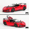 Bburago 1:24 Ferrari SF90 XX Stradale Sports Car Model - Alloy Finish Gift