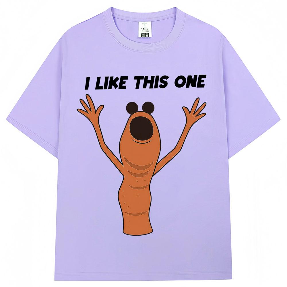 Funny Marcus The Worm Meme Graphic Tshirts I Dont Like This One Men Women Humor T Shirt Oversized Cotton Casual T Shirts Gifts