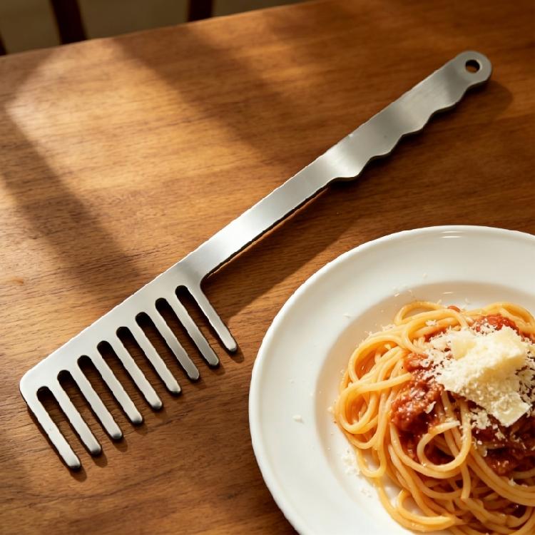 Multipurpose Kitchen Gadget For Handling Spaghetti Noodles And Other Long Strand Food Easily Italian Pastas Fork