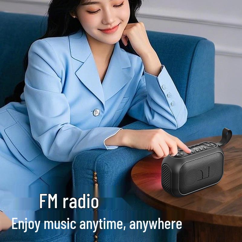 MS62110 Monster Bluetooth Outdoor Portable Speaker with Large Volume, High Sound Quality, Card Slot, USB Drive, and Subwoofer.