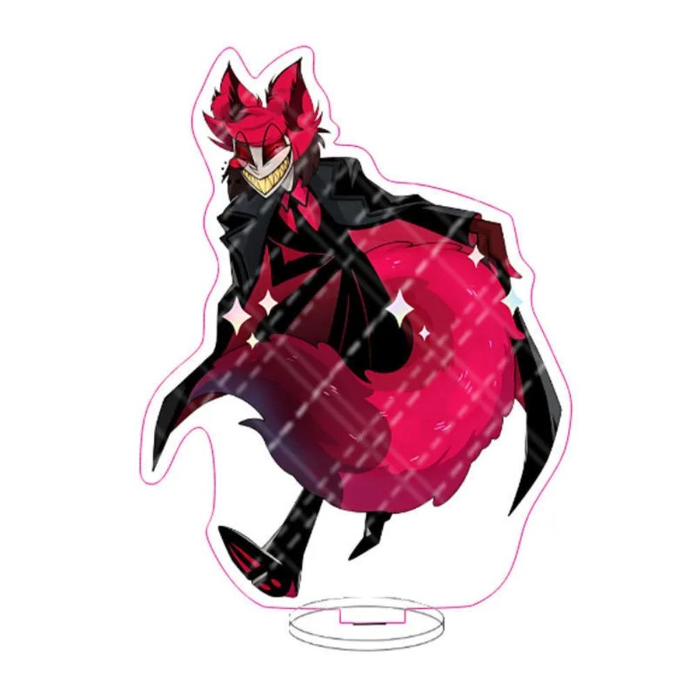 

15cm Acrylic Stand For Hazbin Charlie Morningstar Vaggie Alastor Lucifer Morningstar Peripheral Cute Desktop Ornament Gift 15cm