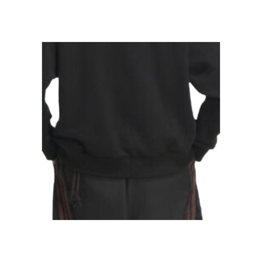 adidas Oryginalna seria Street Roaming Sportowa bluza damska z długim rękawem z okrągłym dekoltem Czarna KB1924