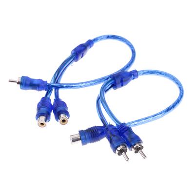 1 Stück Buchse auf Stecker Splitter Stereo Audio Y Adapterkabel Drahtverbinder
