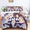 Anime Nekopara Sexy Girl Bedding Set Boys Girls Twin Queen Size Duvet Cover Pillowcase Bed Kids Adult Home Textileextile