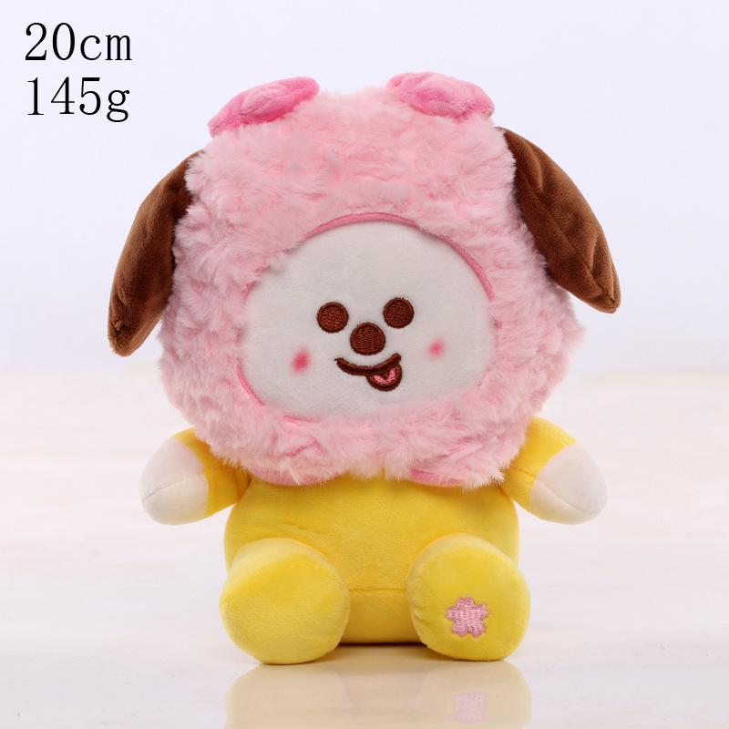 

Cute cherry blossom series doll plush toy doll machine biscuit love a variety of optional As shown in the picture