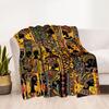 Australian Aboriginal Style 5 Blanket Durable Comfort Perfect for Bedding Bed Picnics All-Season Use Playful Design Gift for Travel Home Birthdays