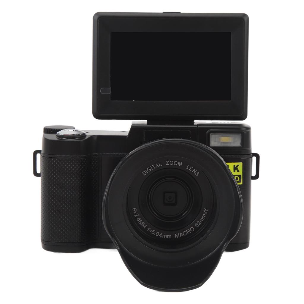 Smart Digital Camera Anti Shake 3inch Screen Auto Face Beautifying Function 52mm Interface 16x Zoom 48MP 4K HD Digital Camera