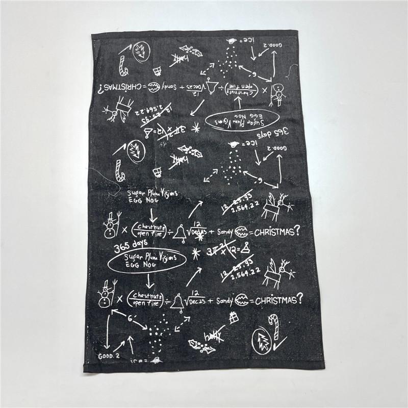 1Pc 41x64cm Thicken Flower Fruit Printed Cotton Kitchen Tea Towel Dish Cleaning Cloth Table Napkins Cooking Tool