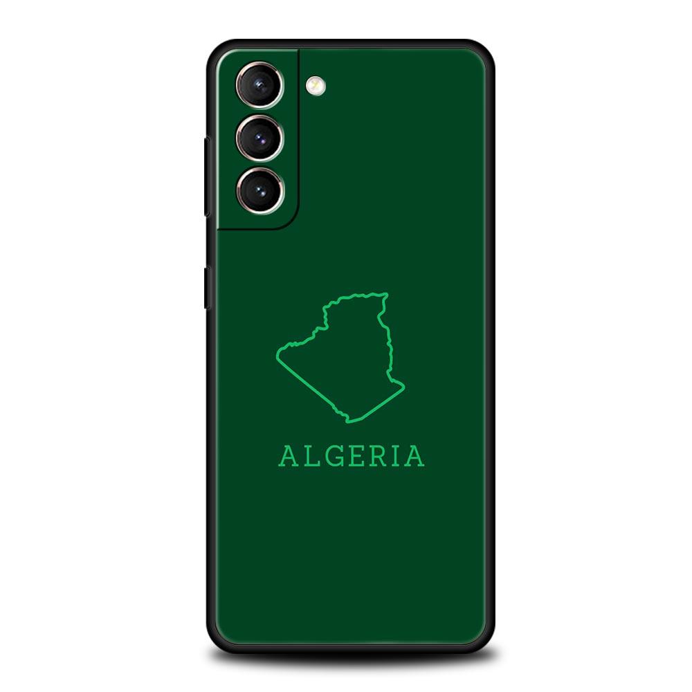 Algeria Passport Phone Case For Samsung Galaxy S25 Edge S24 S23 S22 S20 Ultra S21 FE 5G S10 Plus Soft TPU Cover