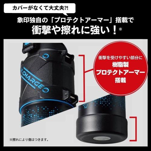 ZOJIRUSHI water bottle, seamless bottle, sports type, large capacity, 1.0L, direct drinking, stainless steel cool bottle, red black, integrated bottle