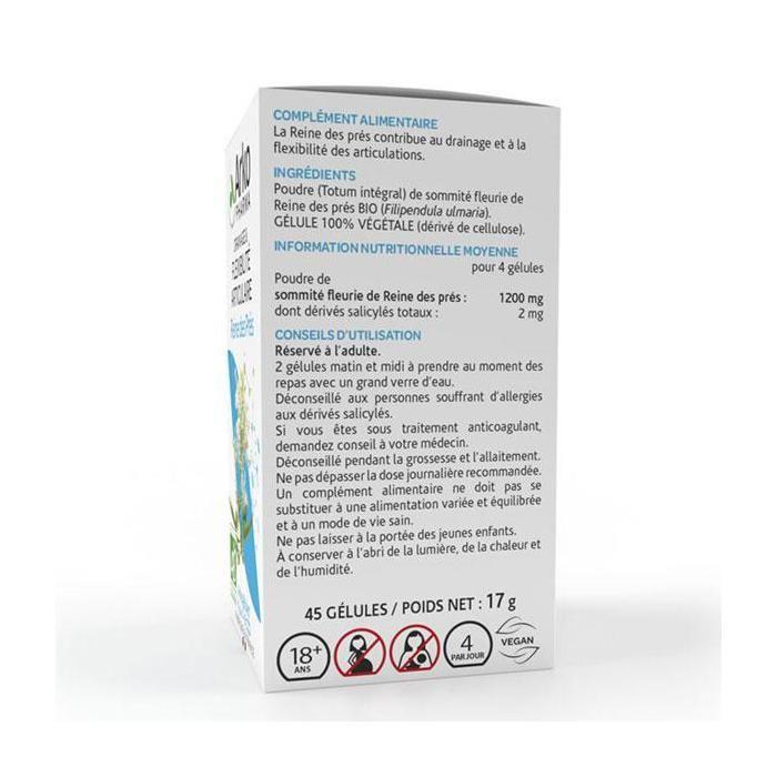 Arkopharma Arkogélules Drainage &amp; Flexibilité Reine des prés 45 gélules