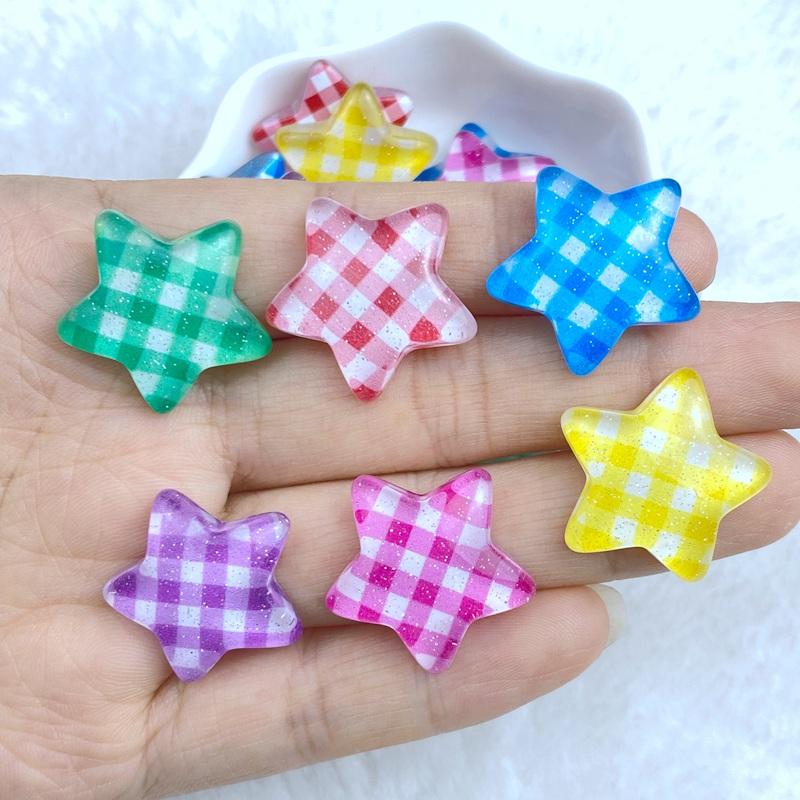 10Pcs New Cute Resin 21mm Mini Tiny Spot Flat Back Fit Phone Deco Parts Embellishments For Hair Bows Accessories