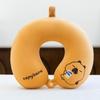 U-Shaped Memory Foam Neck Support Pillow with Custom Logo for Travel and Promotions