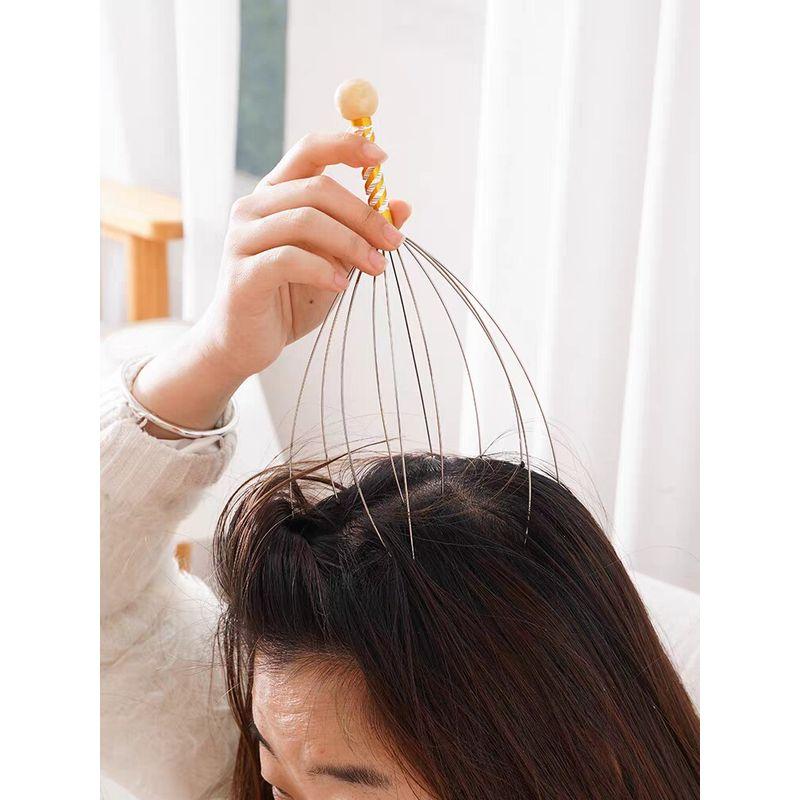 Soul Extractor Octopus Head Massager Soul Extraction Machine Scratching Scalp Itching Meridian Relaxation Decompression Artifact