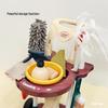 Kids' Cleaning Trolley Set: Pretend Play Hygiene Tools for Boys & Girls