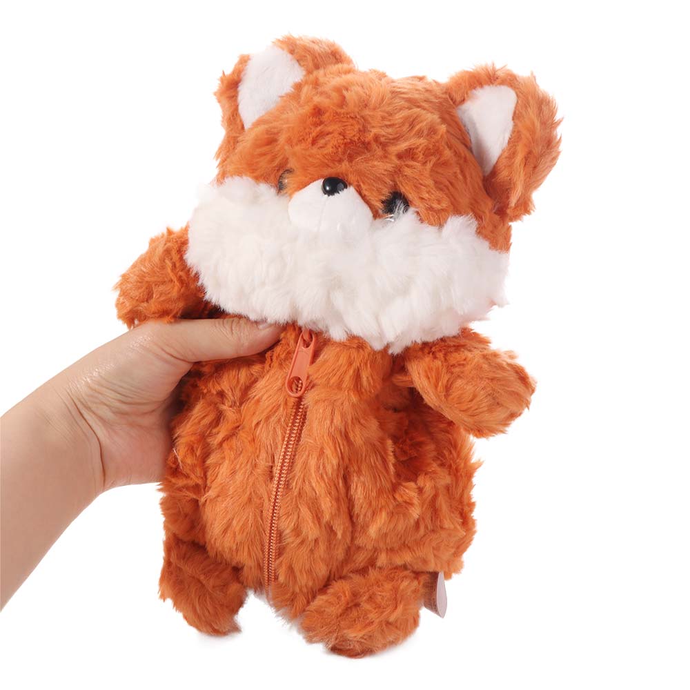 Cartoon Pencil Case Stuffed Stationery Storage Bag Makeup Bag Plush Pen Bag School Supplies