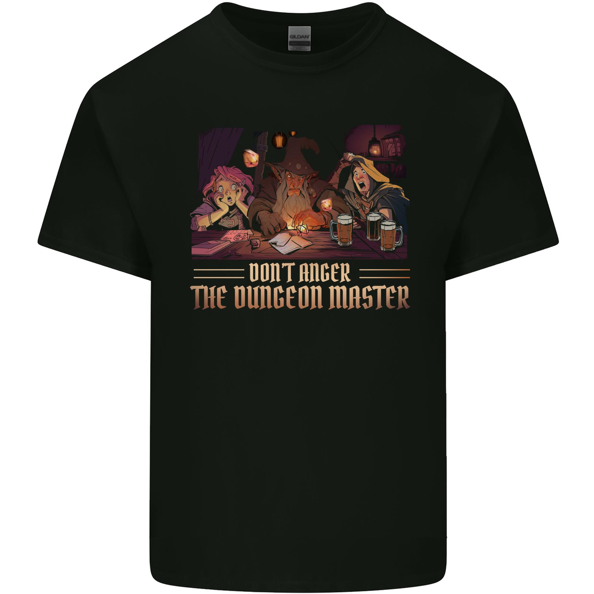 RPG Anger the Dungeon Master Role Play Games Unisexs Light Cotton TShirt S