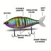 1pc 14.5cm 57g Slow Sinking Lure Multi-Section, Two-Segment Imitation Hard Bait
