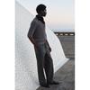 H M Trousers Regular Fit Dark Grey