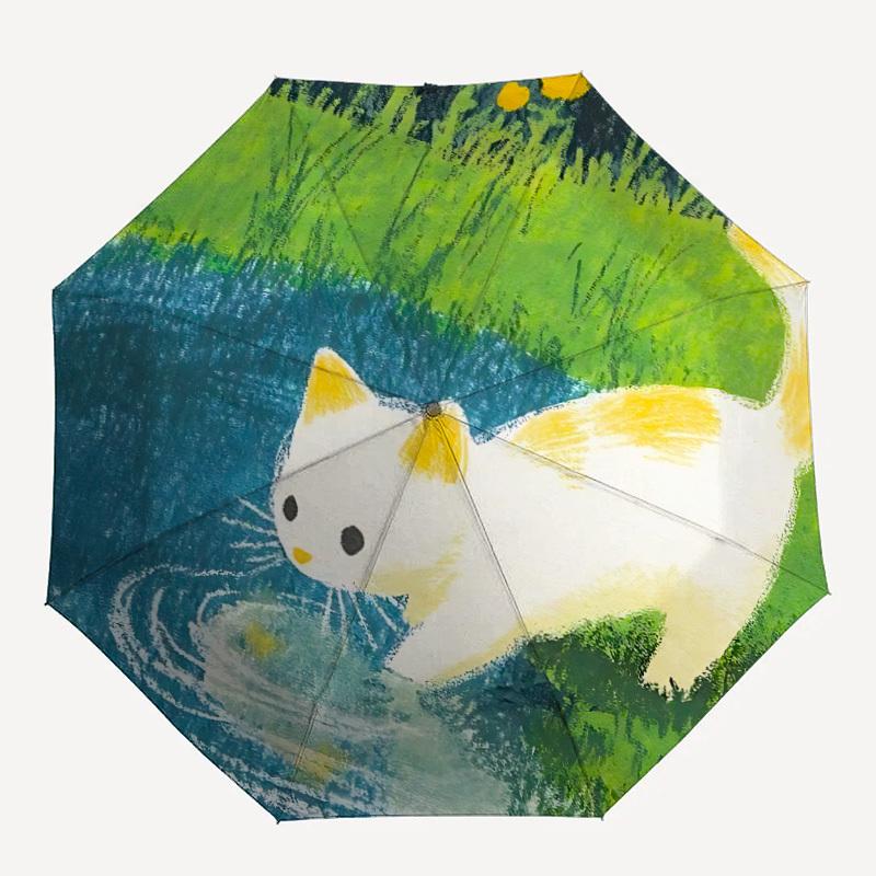 

1PC Cat Pond Automatic Opening And Closing, Sturdy Iron Frame, Portable Folding Design, Suitable For Men And Women In All Seasons27