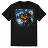 Rottweiler Starry Night T-Shirt Art Vintage Dog Lover Apparel Gift Reprint