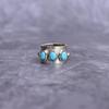 Natural Turquoise ring bohemian statement ring for women Sterling silver handmade ring Turquoise gemstone ring Unique Gifts