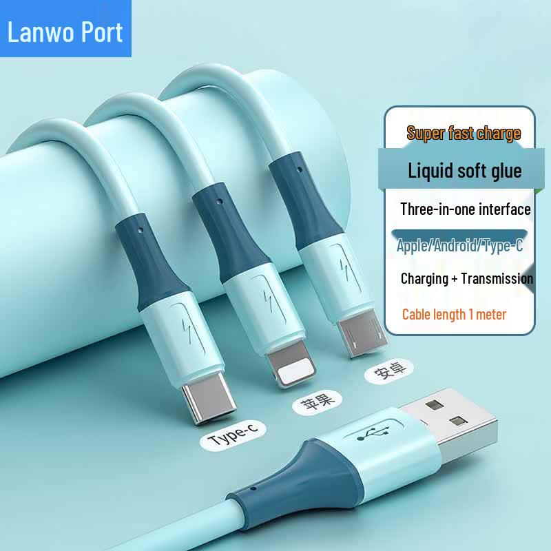 Lanwo Port 3-in-1 Super Fast Charging Cable
