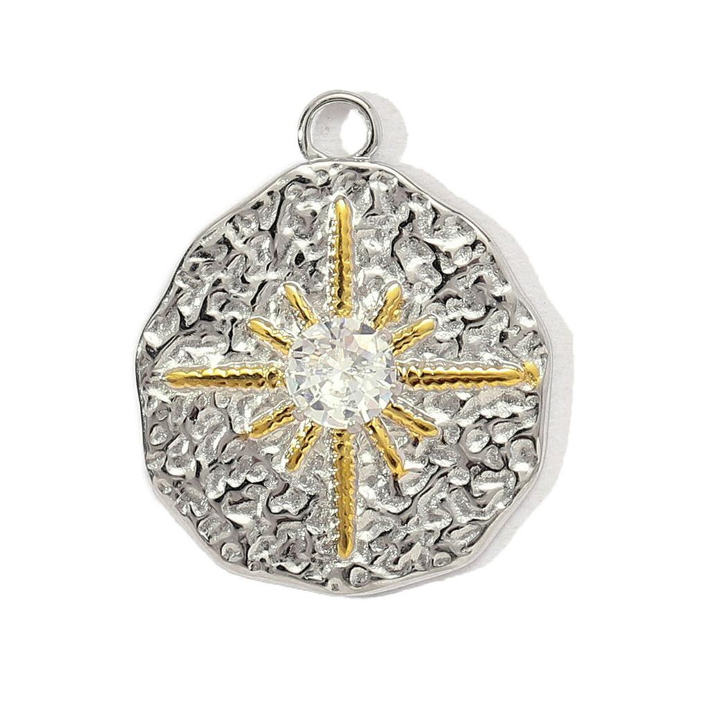 Elegante Zweifarbige Herz Mond Stern Schmetterling Biene Anhänger Titanstahl Halskette Charm 11 Stile Leicht Langlebiger Schmuck Geschenk