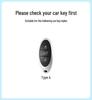 Creative Buckle Car Key Case for FAW Bestune T77, T99, B70, T55, T33 - Full Wrap Shell for Men & Women