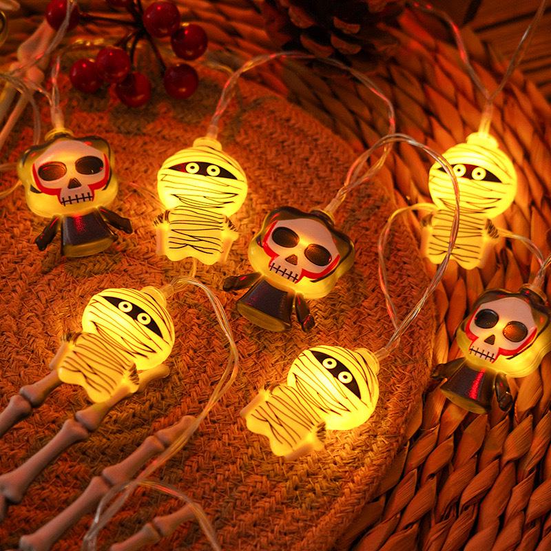 2025 Waterproof Outdoor LED Halloween String Lights for Courtyard Decoration and Atmosphere.