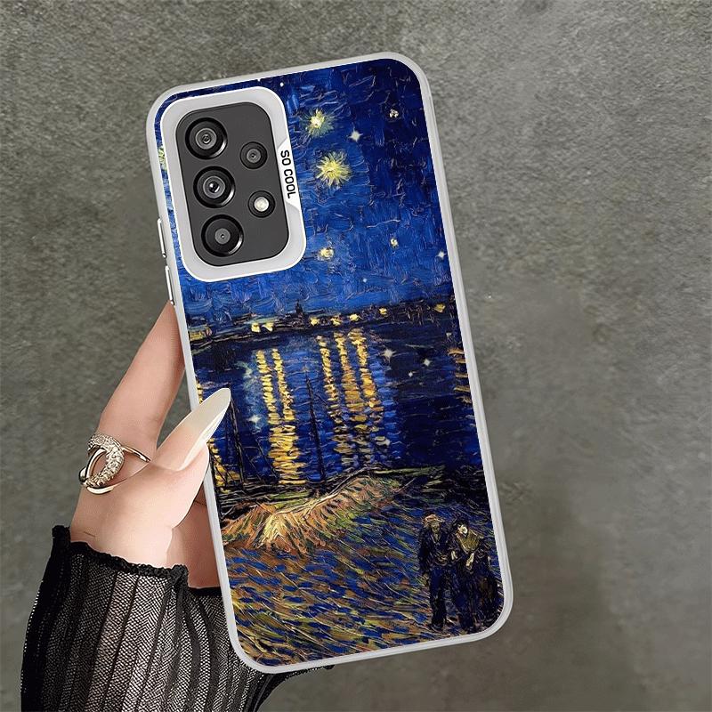 Van Gogh Oil Painting Aesthetics Soft Phone Case for Samsung A17 A16 A15 A14 A13 A57 A56 A55 A54 A53 A37 A36 A35 A34 A33 A26 A25