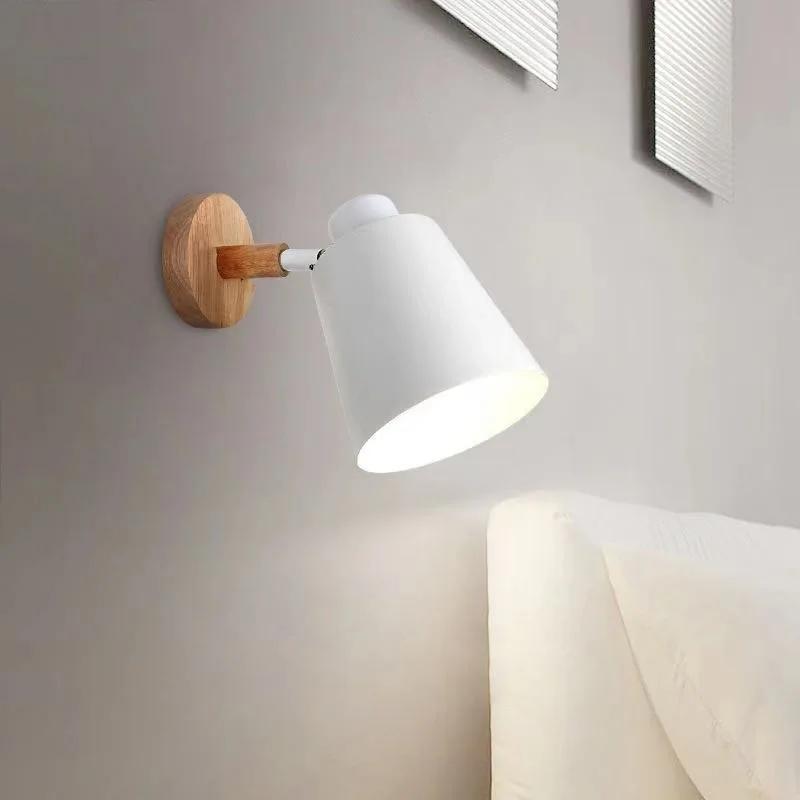 Nordic Modern Minimalist Creative Living Room Bedroom Staircase Balcony Hallway Internet Famous Reading Wall Lamp E27 Light