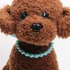 Imitation Pearl Cat Neck Chain Lace Bow Decor Dog Neck Jewelry  Pet Daily Wear