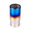 Chrome Car Stainless Steel Chrome Round Exhaust Tail Muffler Tip Pipe