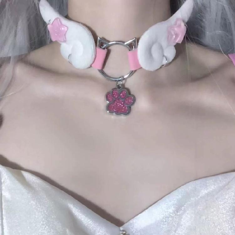 Punk Neck Straps Cat Choker Y2k Neck Jewelry Perfect Gift for Hot Girls Women