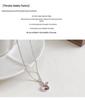 Yinruitai S925 Sterling Silver Rabbit Hoodie Necklace - Women's Luxury Design Clavicle Chain