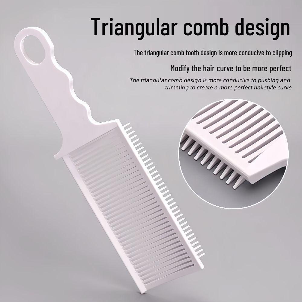 

Flat-Head Clipper Comb Styling Tool for Precision Haircuts
