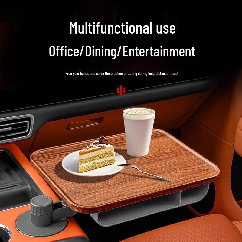 This multi-functional, rotatable floating square table suits Li Auto L6, L7, L8, L9, and Mega models.