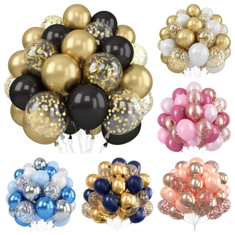 30PCS Latex Balloons for Birthday Weddings Anniversary Bridal Shower Graduation Party Decorations for Christmas, Halloween